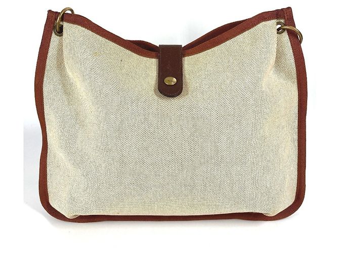 Hermès Vintage Rodeo Tasche Beige - Ansicht 2