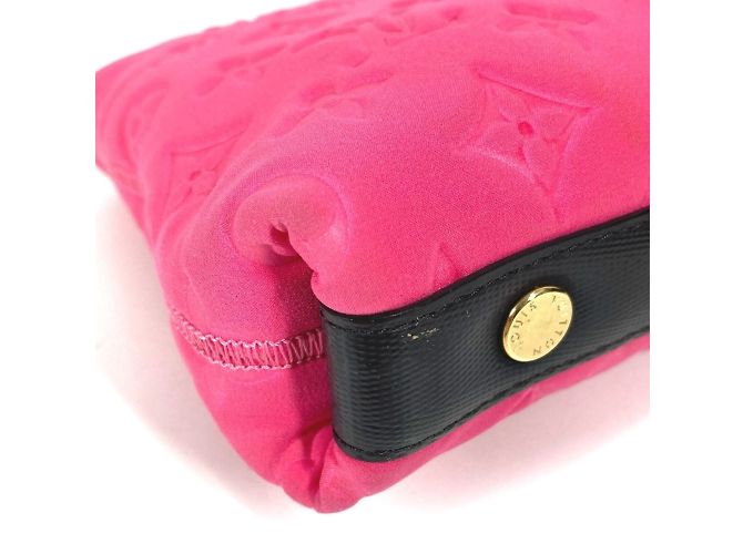 Borsa Pochette Monogram Scuba della linea Crociera Louis Vuitton M92804 Nero Rosa Monogramma - vista 7