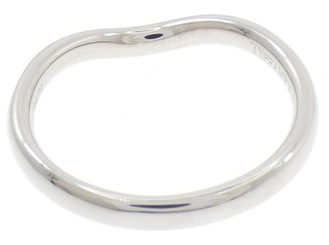 Tiffany & Co Anello Curvo 9P Tiffany in Platino Argento - vista 3