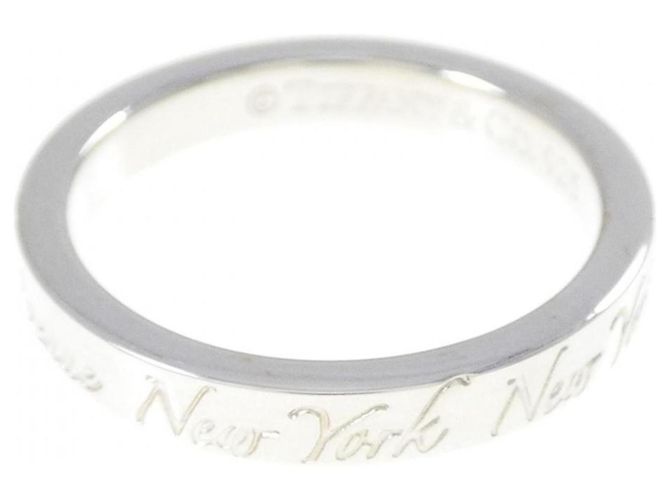 Tiffany & Co Schmale Tiffany Notes Ring Silber - Ansicht 2