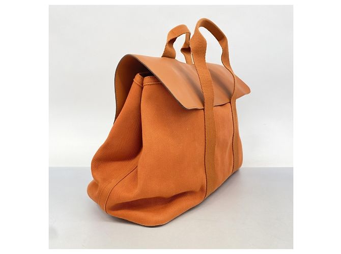 Borsa tote Hermès Valparaiso MM Arancione - vista 2