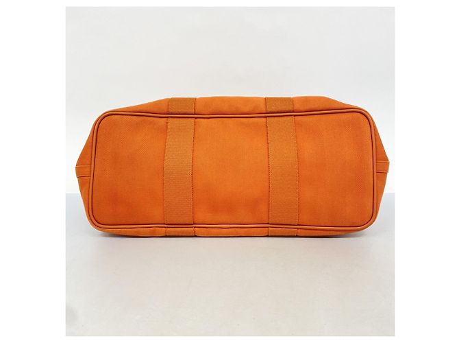 Borsa tote Hermès Valparaiso MM Arancione - vista 3