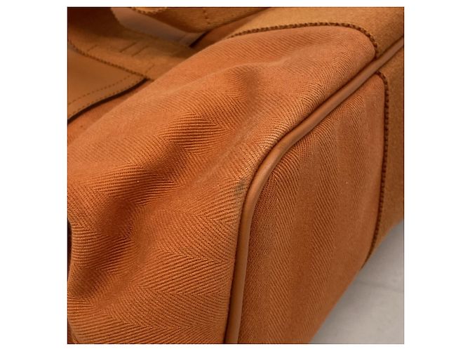 Borsa tote Hermès Valparaiso MM Arancione - vista 6