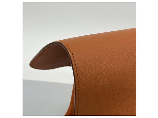 Borsa tote Hermès Valparaiso MM Arancione - vista 8