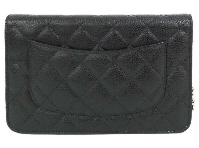 Timeless Chanel Portafoglio a Catena Classico Senza Tempo Nero - vista 2