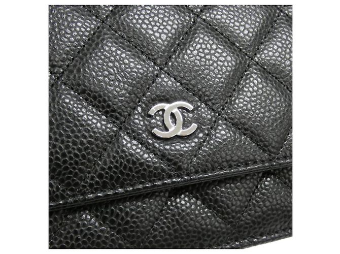 Timeless Chanel Portafoglio a Catena Classico Senza Tempo Nero - vista 4