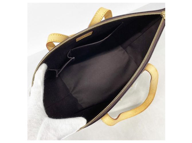 Borsa Vernis Bellevue PM Louis Vuitton Bordò - vista 4