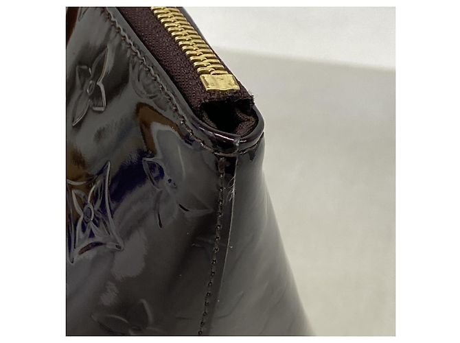 Borsa Vernis Bellevue PM Louis Vuitton Bordò - vista 7