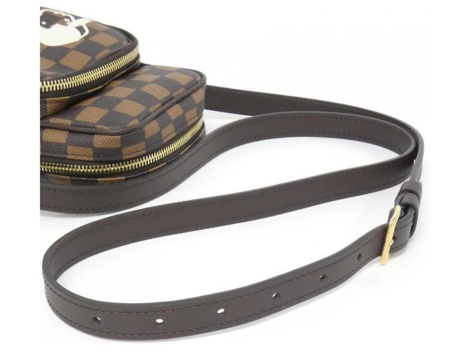 Borsa a Spalla Amazon Damier Friendship Louis Vuitton Marrone - vista 5