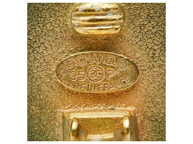Orecchini a clip vintage Chanel Coco Mark D'oro - vista 5