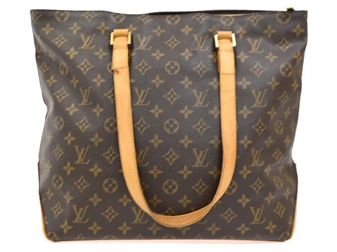 Cabas Mezzo in Tela Monogramma Louis Vuitton Marrone - vista 2