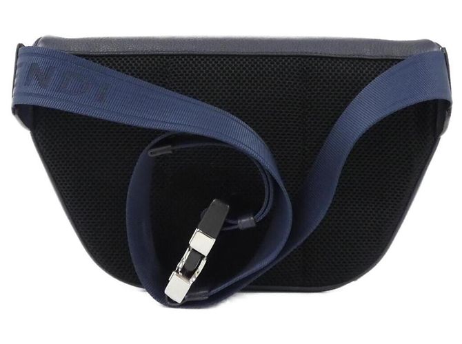 Fendi Shadow Diagonal Schultertasche Dunkelblau - Ansicht 2