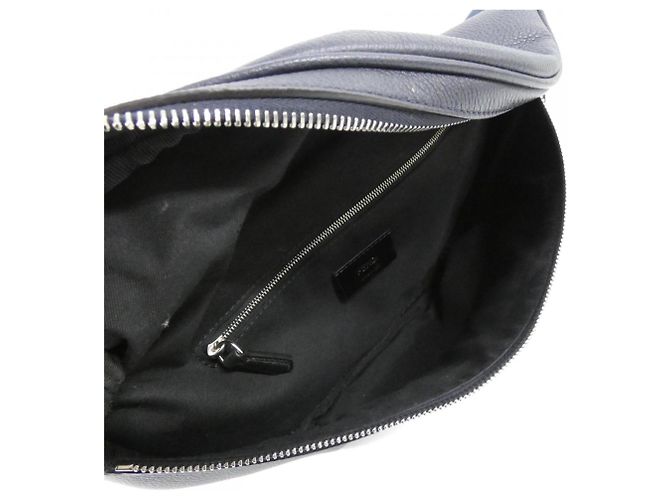 Fendi Shadow Diagonal Schultertasche Dunkelblau - Ansicht 9