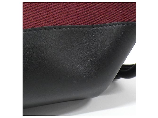 Bolso de mano Loewe Paseo Small Negro Burdeos - vista 6