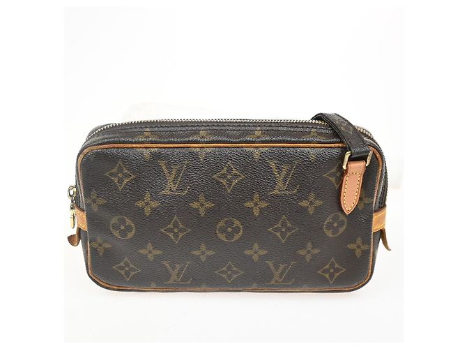 Pochette Marly Bandouliere Louis Vuitton Monogram Canvas Marrone - vista 2