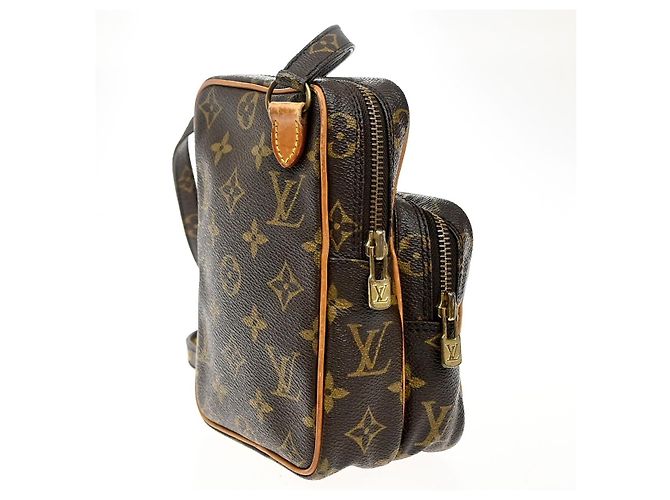 Louis Vuitton Amazone Monogram Canvas Mini Marrone - vista 4