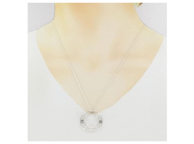 Tiffany & Co Collana rotonda piccola Tiffany Atlas Argento - vista 5