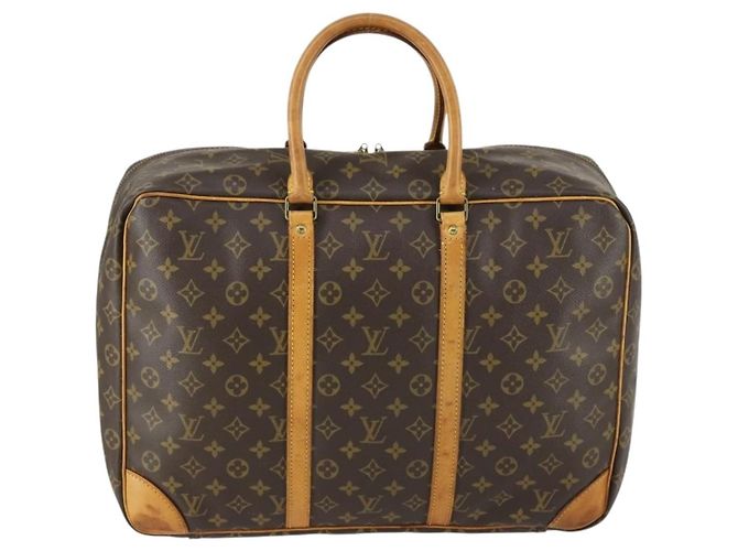 Borsa Sirius Louis Vuitton in tela Monogram 45 Marrone - vista 2