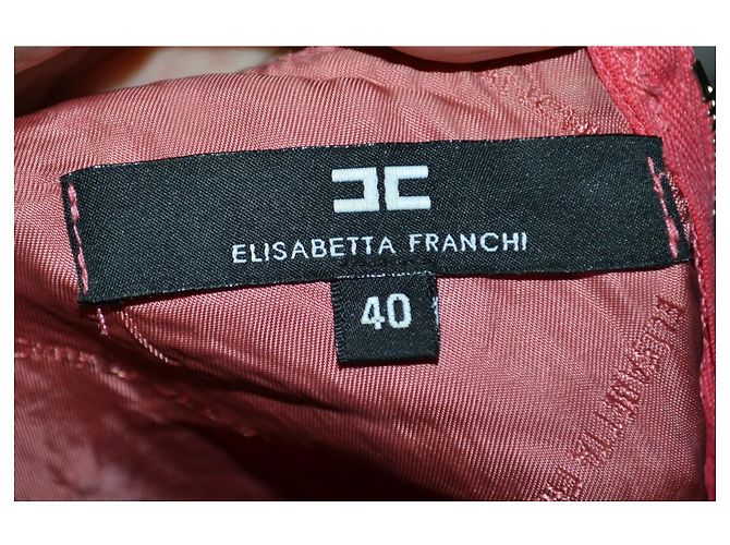 Vestido mini rosa Elisabetta Franchi - vista 5