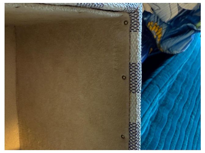 Louis Vuitton Damier Azur Scatola Merveilles Gold hardware - vista 12