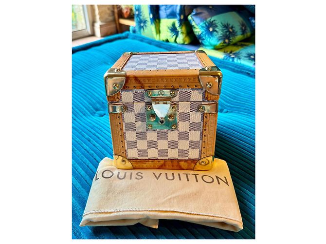 Louis Vuitton Damier Azur Scatola Merveilles Gold hardware - vista 2