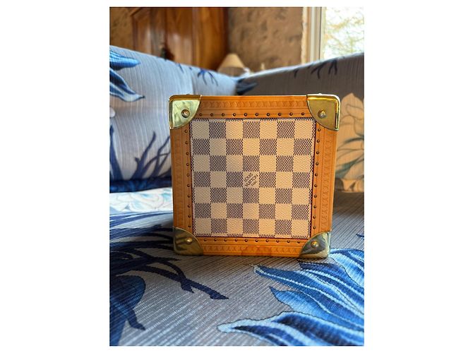 Louis Vuitton Damier Azur Scatola Merveilles Gold hardware - vista 5