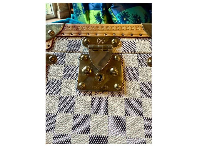 Louis Vuitton Damier Azur Scatola Merveilles Gold hardware - vista 6