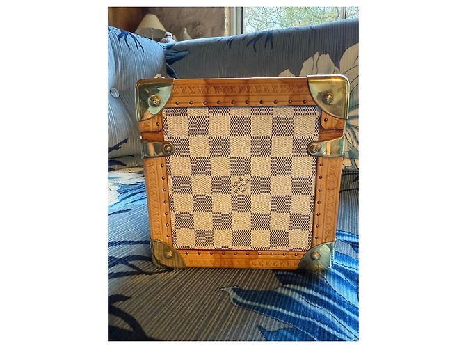 Louis Vuitton Damier Azur Scatola Merveilles Gold hardware - vista 7