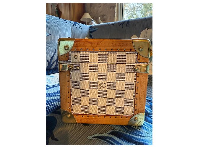 Louis Vuitton Damier Azur Scatola Merveilles Gold hardware - vista 8
