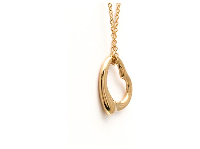 Elsa Peretti Tiffany & Co Collar Péndulo Corazón Abierto Tiffany en Oro Rosa Dorado - vista 11