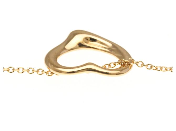 Elsa Peretti Tiffany & Co Collar Péndulo Corazón Abierto Tiffany en Oro Rosa Dorado - vista 13