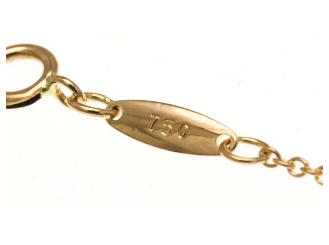 Elsa Peretti Tiffany & Co Collar Péndulo Corazón Abierto Tiffany en Oro Rosa Dorado - vista 4
