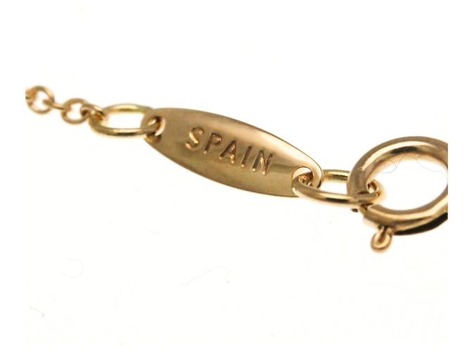 Elsa Peretti Tiffany & Co Collar Péndulo Corazón Abierto Tiffany en Oro Rosa Dorado - vista 5