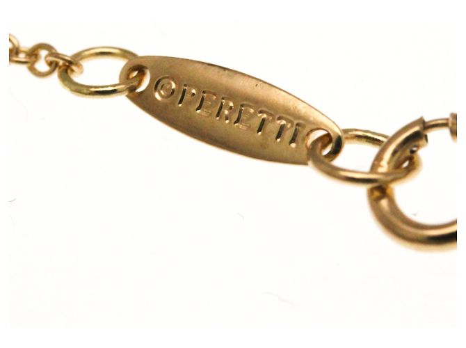Elsa Peretti Tiffany & Co Collar Péndulo Corazón Abierto Tiffany en Oro Rosa Dorado - vista 7