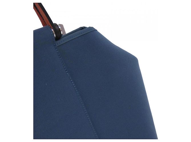 Hermès Cabag PM Handtasche Rot Blau - Ansicht 3