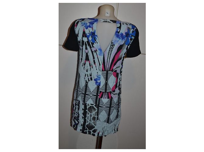 Pinko Musterkleid aus Viskose Größe 40IT Mehrfarben - Ansicht 3