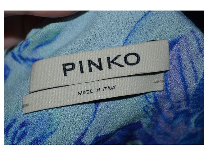 Pinko Musterkleid aus Viskose Größe 40IT Mehrfarben - Ansicht 4