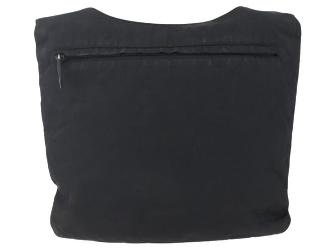 Prada Zip Messenger aus gestepptem Tessuto Schwarz - Ansicht 2