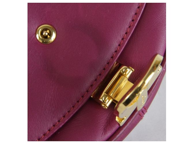 Borsa a Spalla Gancini con Catena Salvatore Ferragamo Porpora - vista 11