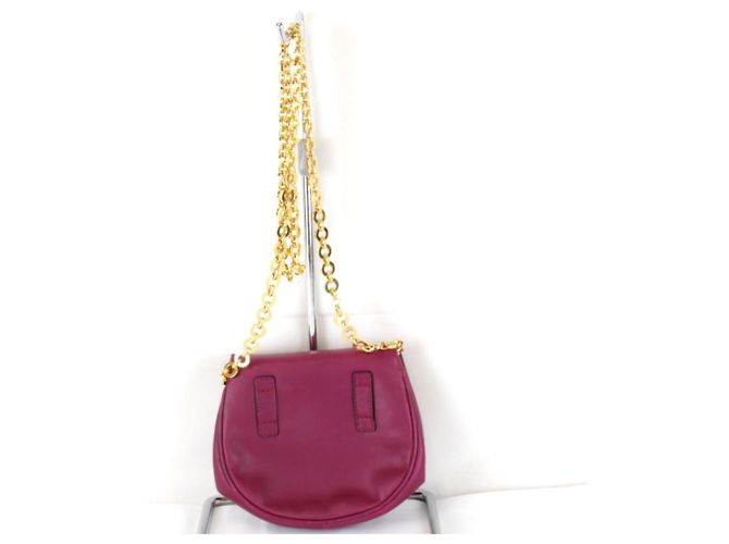 Borsa a Spalla Gancini con Catena Salvatore Ferragamo Porpora - vista 2