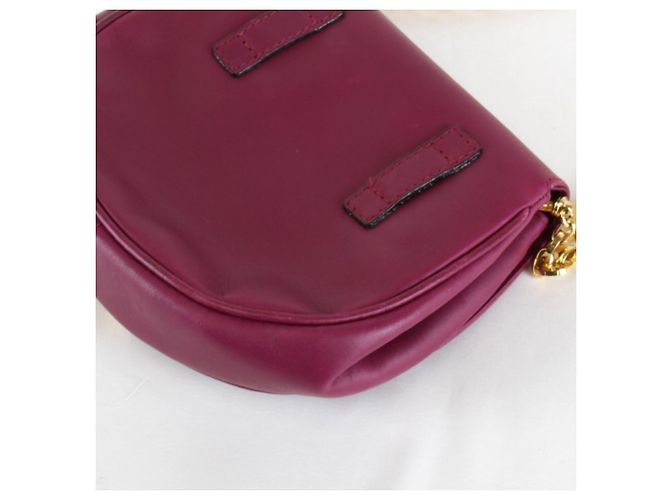 Borsa a Spalla Gancini con Catena Salvatore Ferragamo Porpora - vista 3