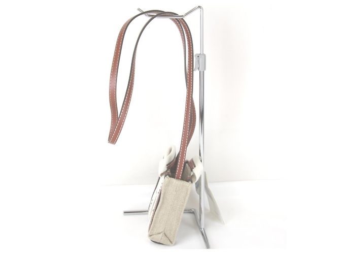Borsa Tote Nano Woody di Chloé Beige - vista 3