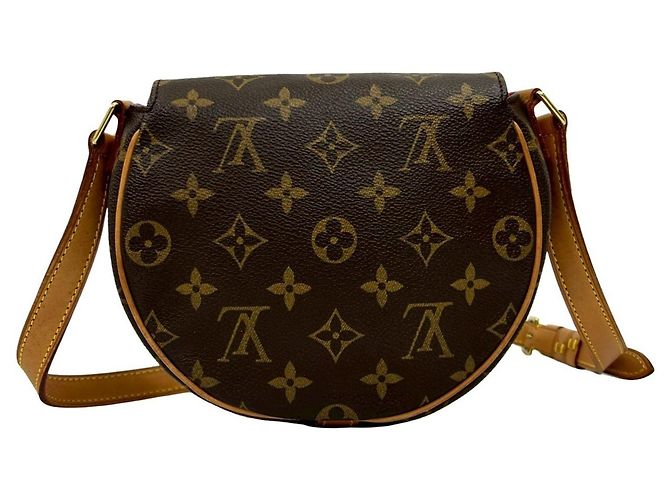 Borsa a spalla mini in pelle monogramma marrone Louis Vuitton - vista 3