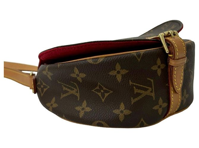 Borsa a spalla mini in pelle monogramma marrone Louis Vuitton - vista 7