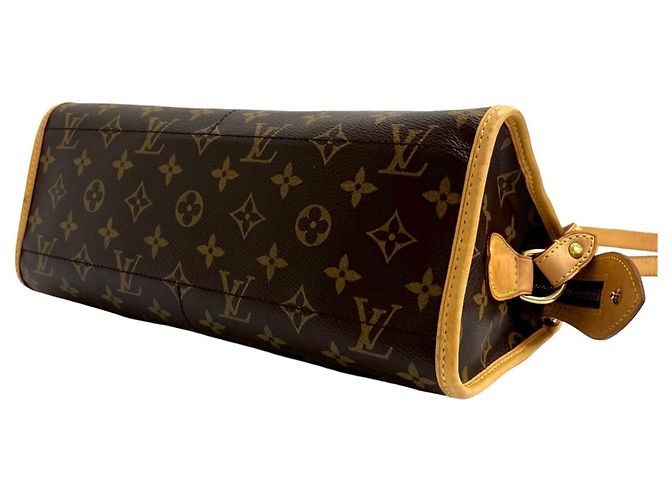 Louis Vuitton Popincourt Long Monogram Leder Schultertasche Braun - Ansicht 8