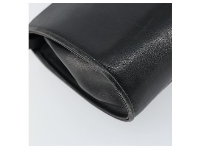Borsa a Spalla in Pelle Nera e Oro GUCCI 004 25 0240 Auth 156804 Nero D'oro - vista 16