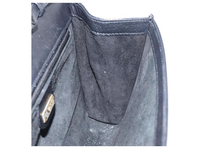 Borsa a Spalla in Pelle Nera e Oro GUCCI 004 25 0240 Auth 156804 Nero D'oro - vista 19