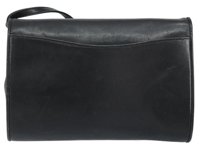Borsa a Spalla in Pelle Nera e Oro GUCCI 004 25 0240 Auth 156804 Nero D'oro - vista 2