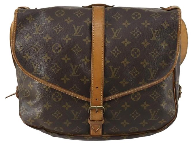 LOUIS VUITTON Borsa a Spalla Monogram Saumur 35 M42254 LV Auth 156195 Monogramma - vista 13