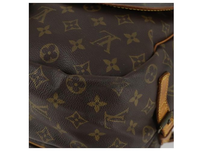 LOUIS VUITTON Borsa a Spalla Monogram Saumur 35 M42254 LV Auth 156195 Monogramma - vista 16